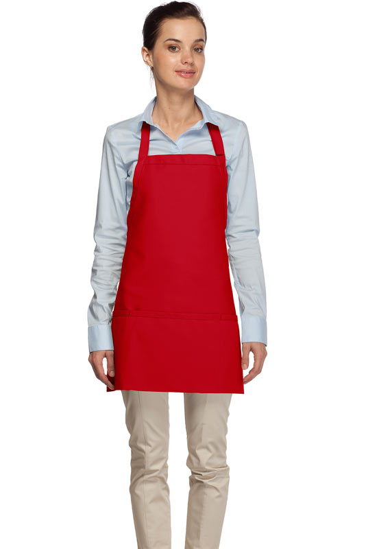 Criss Cross 3 pocket Bib Apron 