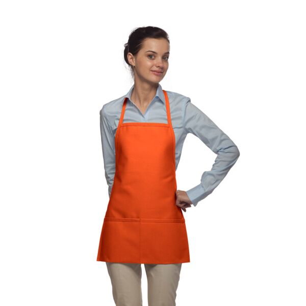 Promo 2-Pocket Bib Apron Thumbnail
