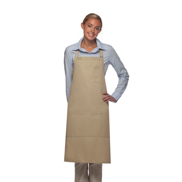 Pencil Pocket 3-Pocket Butcher Bib Apron Thumbnail