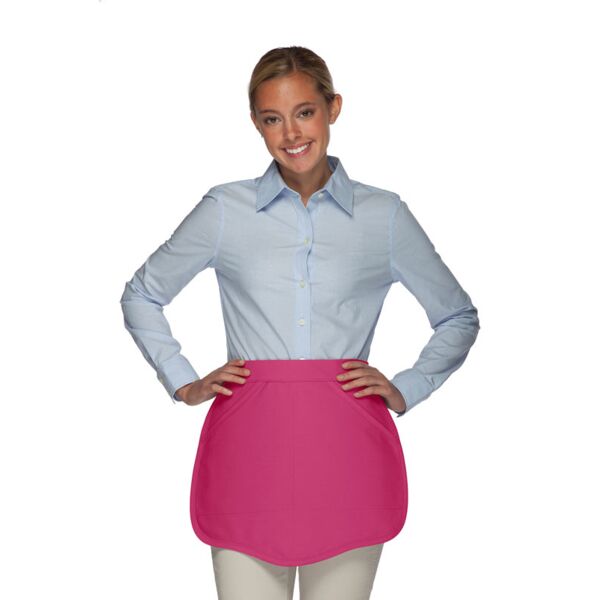 Reversible 2-Pocket Scalloped Waist Apron Thumbnail