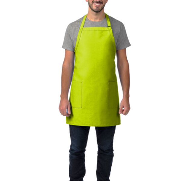 2-Patch Pocket Bib Apron Thumbnail